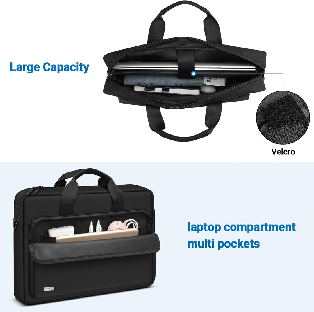 TECOOL 17 Zoll Laptoptasche Schultertasche für 17-17,3" Lenovo Acer ASUS Dell HP Samsung Notebook,17
