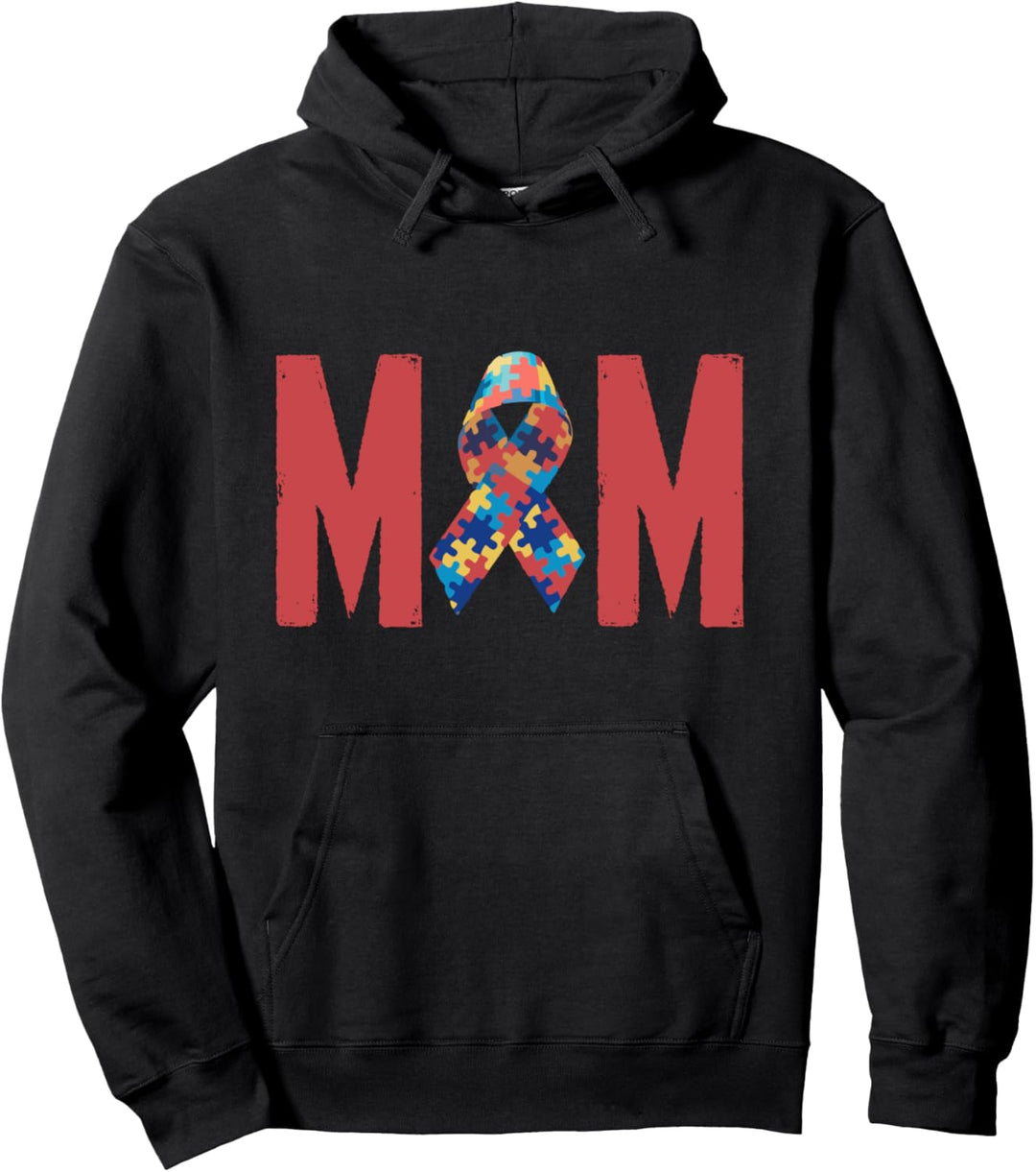 Autismus Mutter Puzzleteil Autism Mom Pullover Hoodie