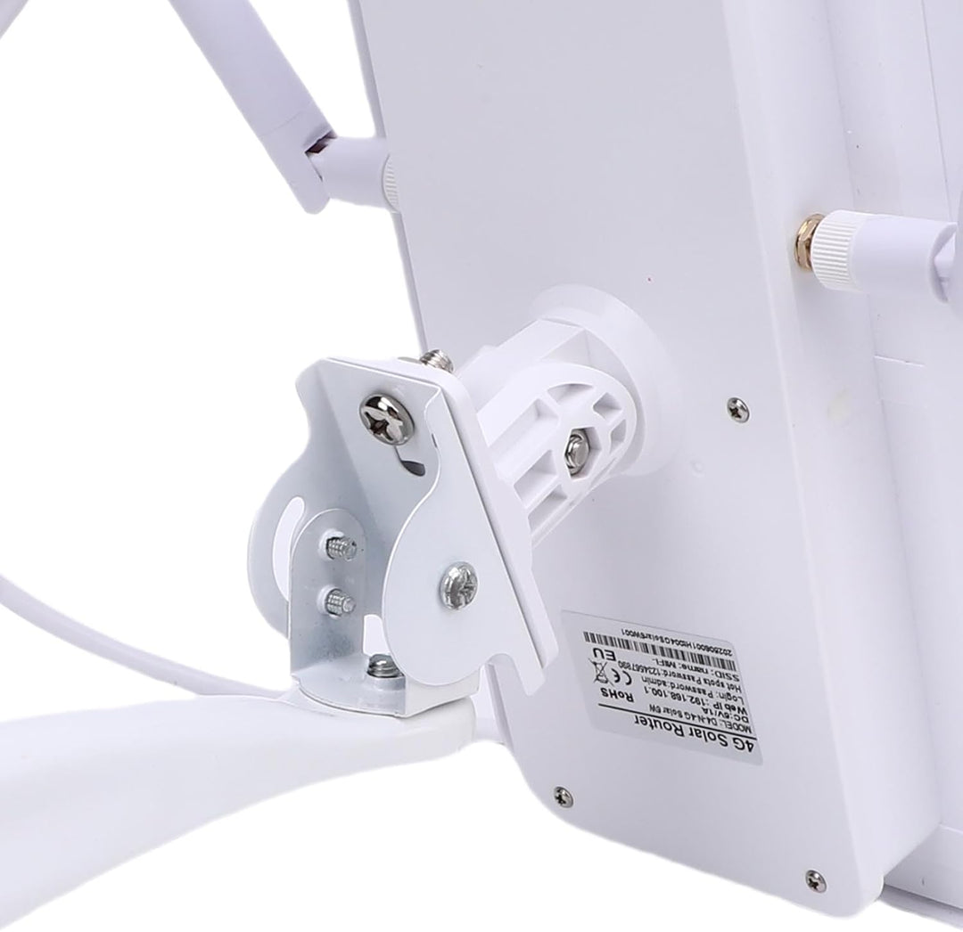 ASHATA 6W Solar Betrieben 4G LTE -Modemrouter, WLAN -Router Repeater Im Freien mit SIM Kartensteckpl