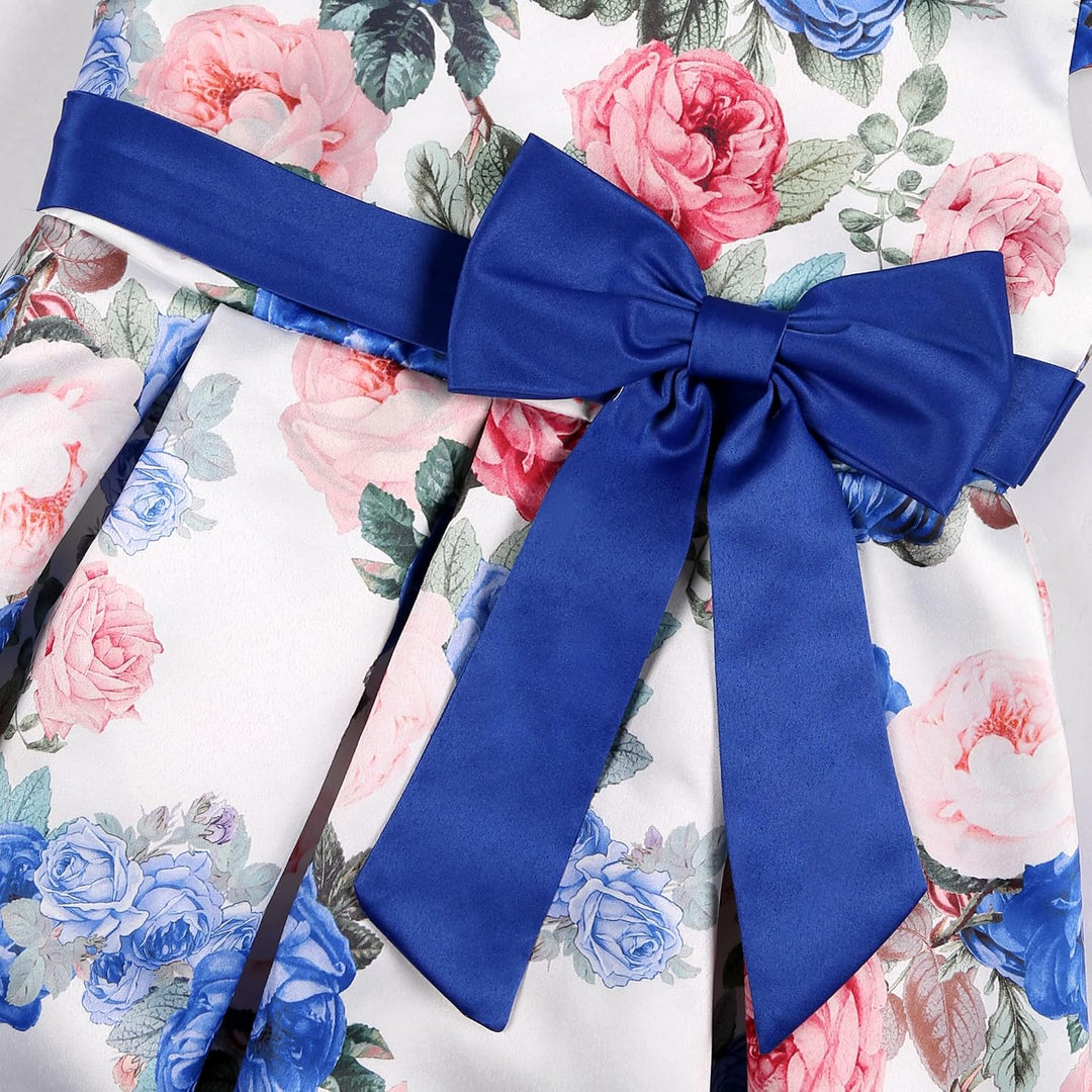 Mädchen Kleid mit schräger Schulter, Brautjungfer, Hochzeit, Prinzessin, Kinder, Schleife, Geburtsta