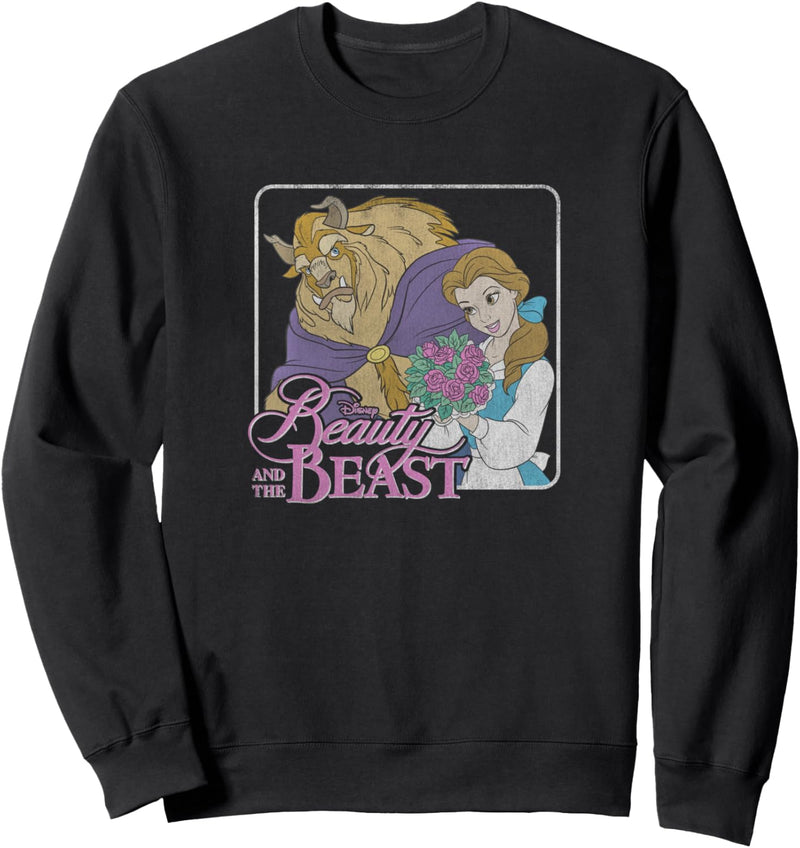 Disney Beauty And The Beast Simple Framed Portrait Sweatshirt