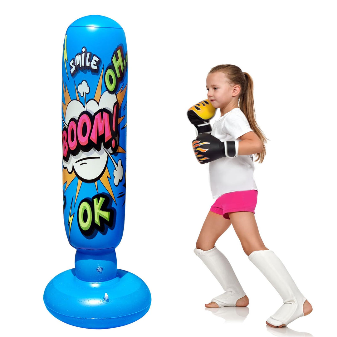 Sgizoku Standboxsäcke Sandsäcke Aufblasbare Sandsäcke Freistehende Sandsäcke Geeignet für Kinder Jug