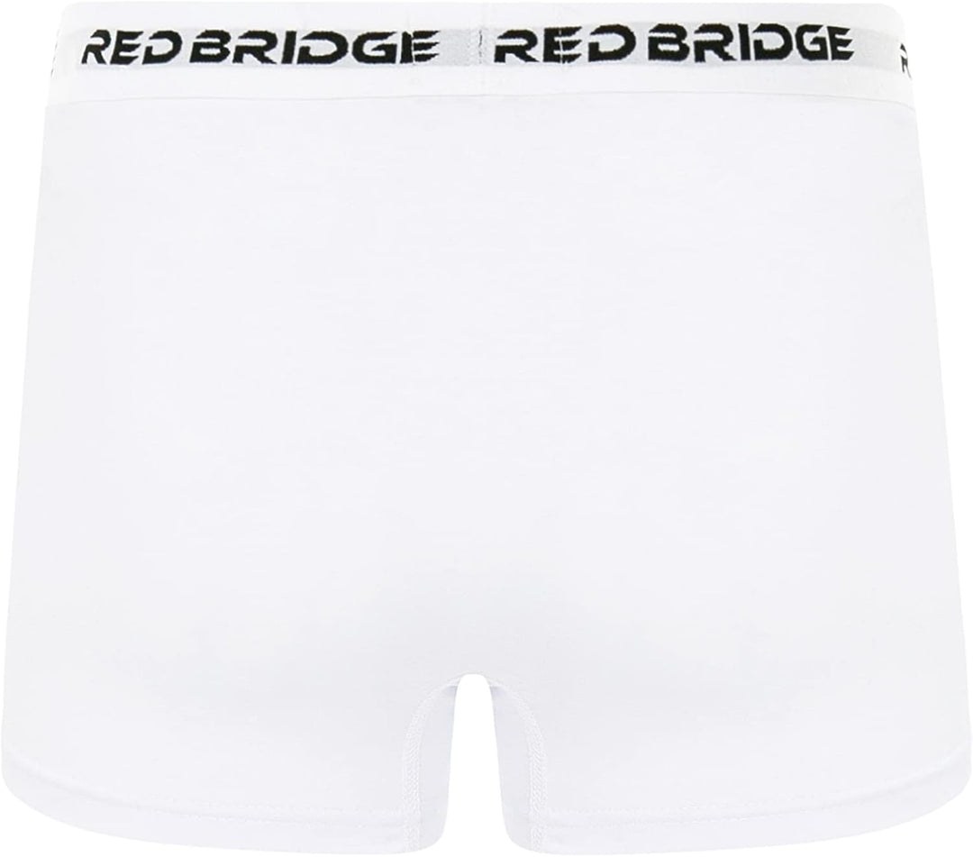 Redbridge Herren Boxershorts Set – 6er Pack enganliegende Unterhosen aus Baumwolle – Elastischer Bun