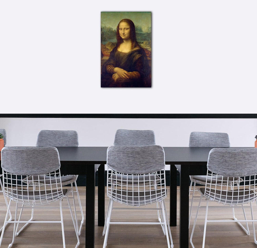 Leinwand (60x80cm): Leonardo da Vinci - Mona Lisa 60x80 cm, 60x80 cm