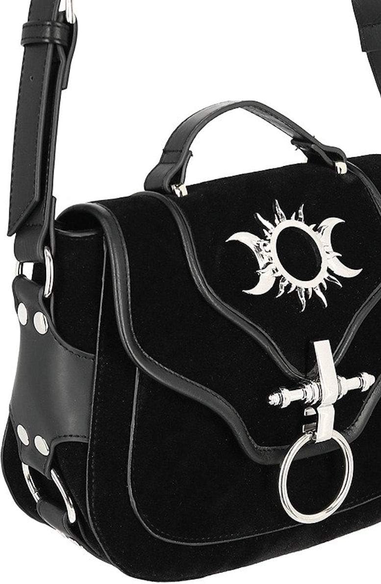 Restyle Damen Triple Goddess Satteltasche - Schwarz, One Size