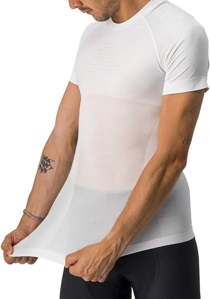 CASTELLI Herren Core Seamless Base Layer Ss Tights S-M Weiss Schwarz, S-M Weiss Schwarz