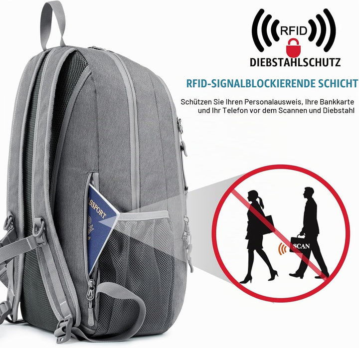 G4Free Kleiner Rucksack 12L/20L Unisex Tagesrucksack Leichter Reiserucksack Wanderrucksack Trekkingr