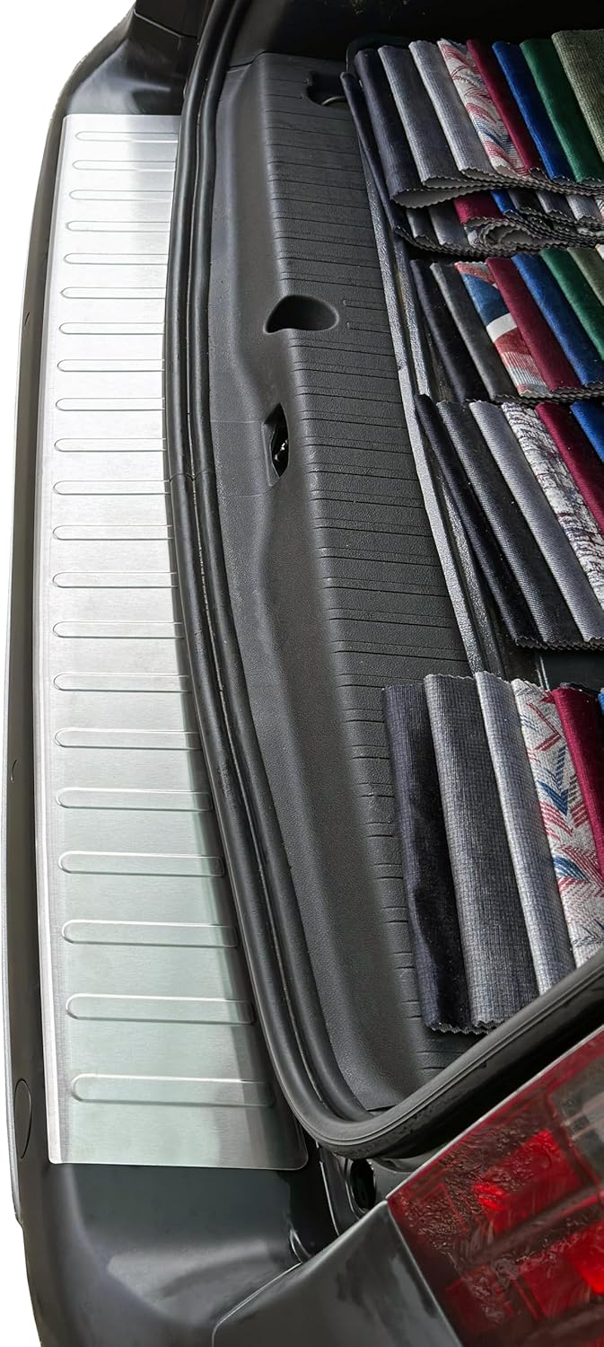 RECAMBO Ladekantenschutz Edelstahl matt gebürstet mit Textur - kompatibel für Combo E - BJ ab 2018 -