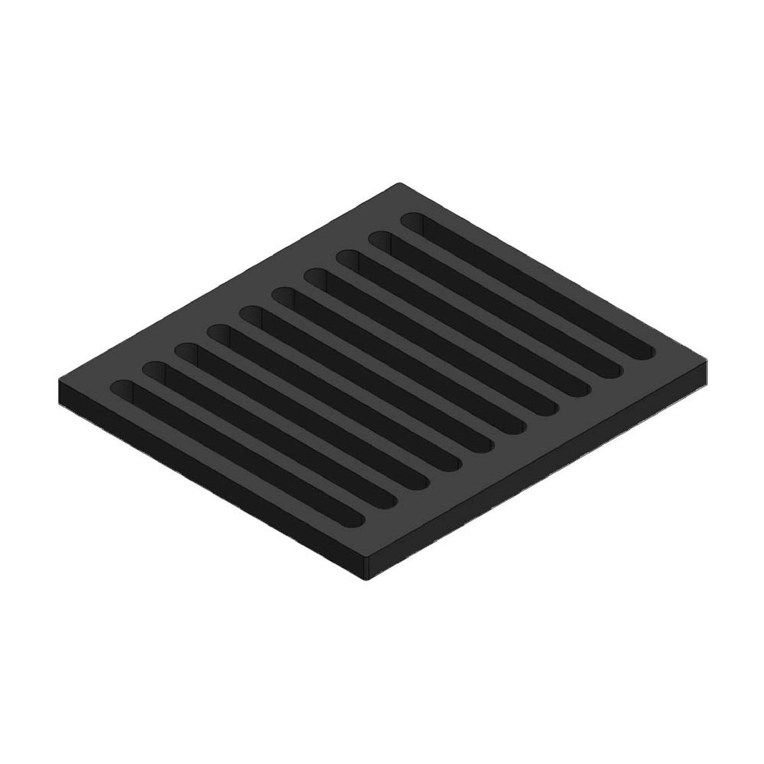 Kaminrost/Ascherost Eckig 255 x 230 x 15 mm passend für Panadero ** Kaminöfen inkl. Modellübersicht