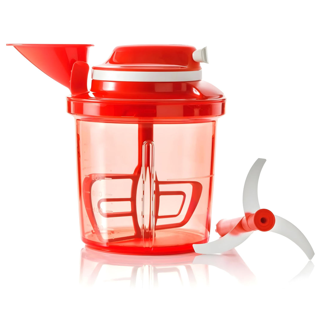 Tupperware Chef Extra-Chef Supersonic 1,35 L rot Chef Zerkleinern Extra Chef NEU