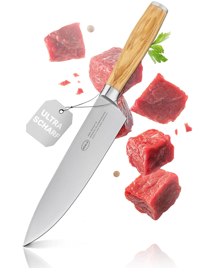 Rösle Kochmesser Artesano, Hochwertiges Küchenmesser zum Schneiden von Fleisch, Fisch, Geflügel und