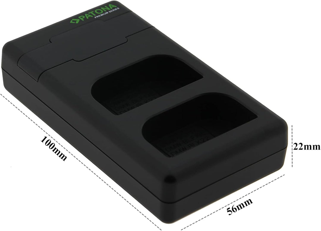 PATONA V1 Protect 2X Akku NP-W235 (2400mAh) inkl. NTC-Sensor und V1 Gehäuse - mit PD Performance USB