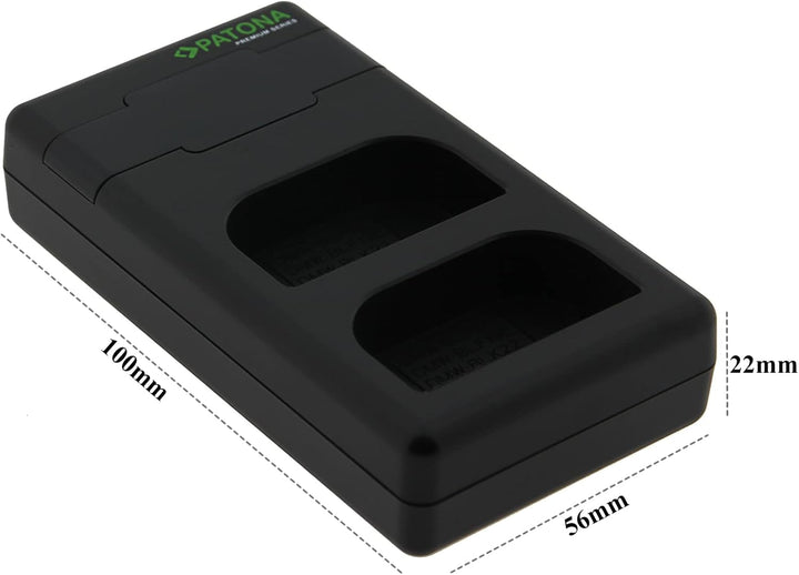 PATONA V1 Protect 2X Akku NP-W235 (2400mAh) inkl. NTC-Sensor und V1 Gehäuse - mit PD Performance USB