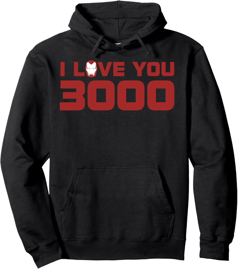 Marvel Avengers Endgame I Love You 3000 Iron Man Quote C1 Pullover Hoodie
