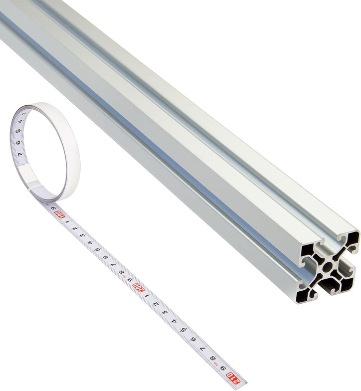 SCHMIDT systemprofile Längenanschlag D 2m Aluminium-Profil Säge-Anschlag Rechts-Links Massband Stahl