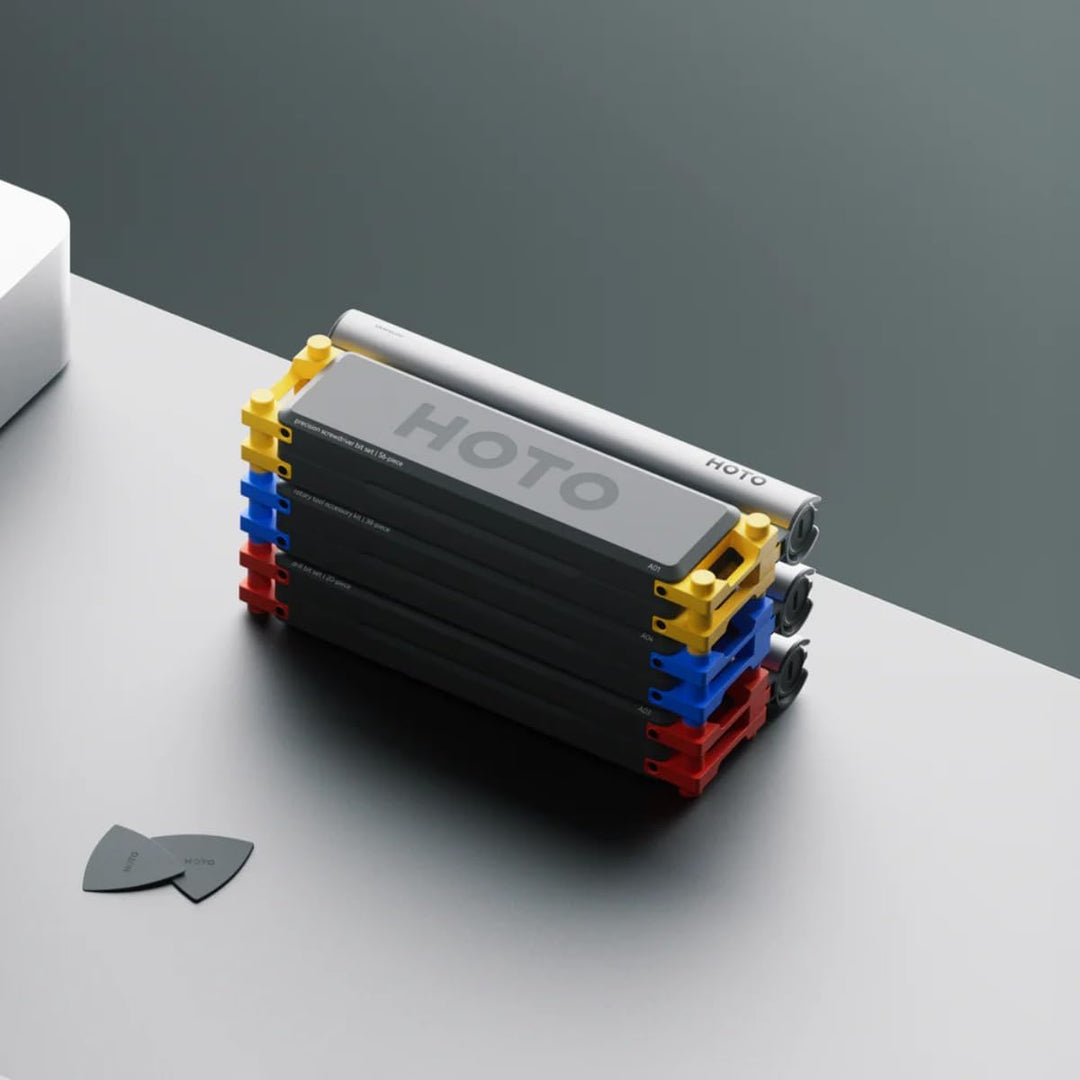 HOTO SNAPBLOQ™ D - A03 Mini - Bohrmaschine: USB - C - ladbar, dreistufige Drehzahl, mit 20 Bohrerbit