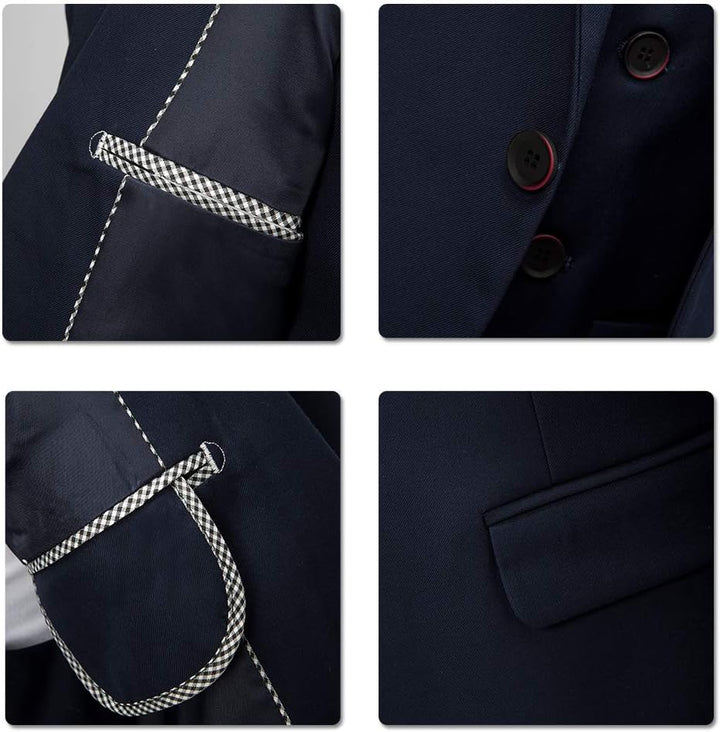 Allthemen Anzug Herren Anzug Slim Fit 3 Teilig Herrenanzug 3-Teilig Anzüge Herren Modern Sakko für B