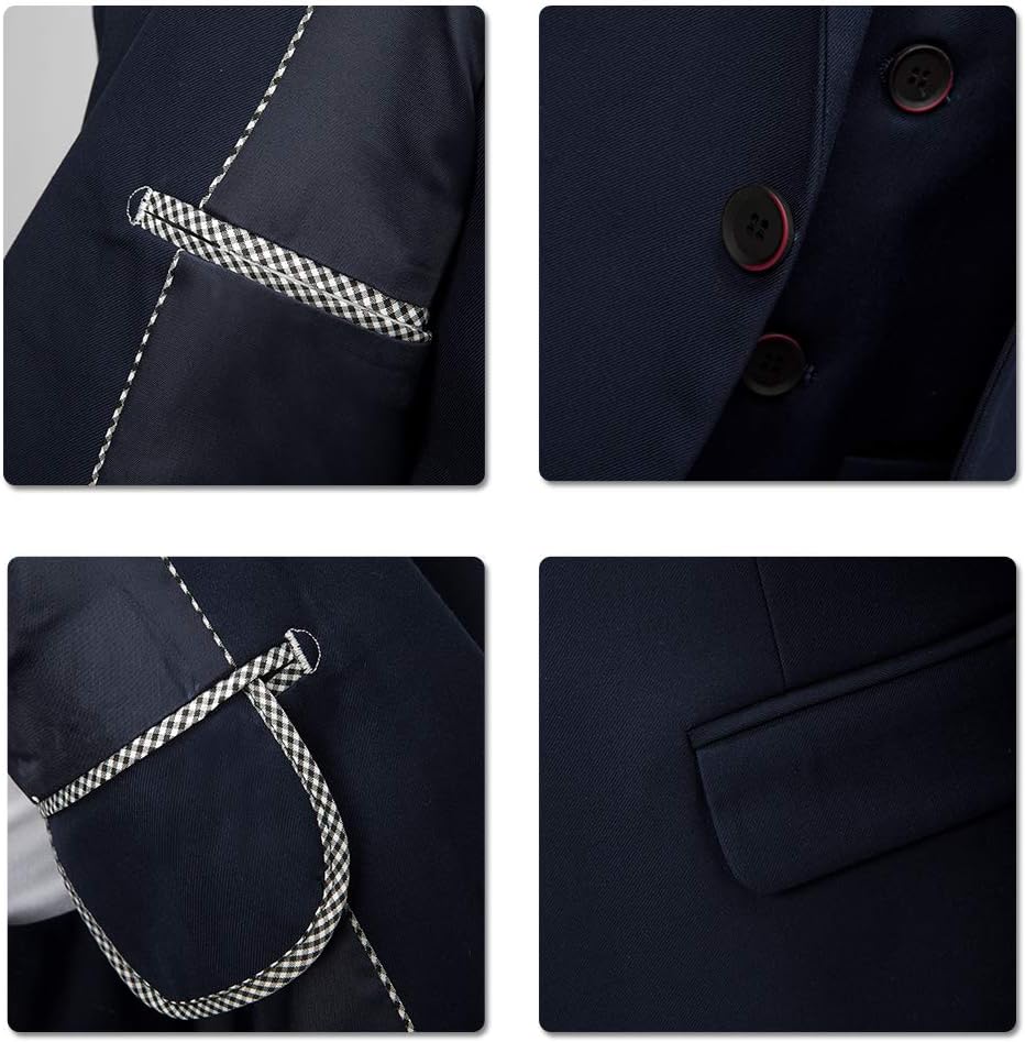 Allthemen Anzug Herren Anzug Slim Fit 3 Teilig Herrenanzug 3-Teilig Anzüge Herren Modern Sakko für B