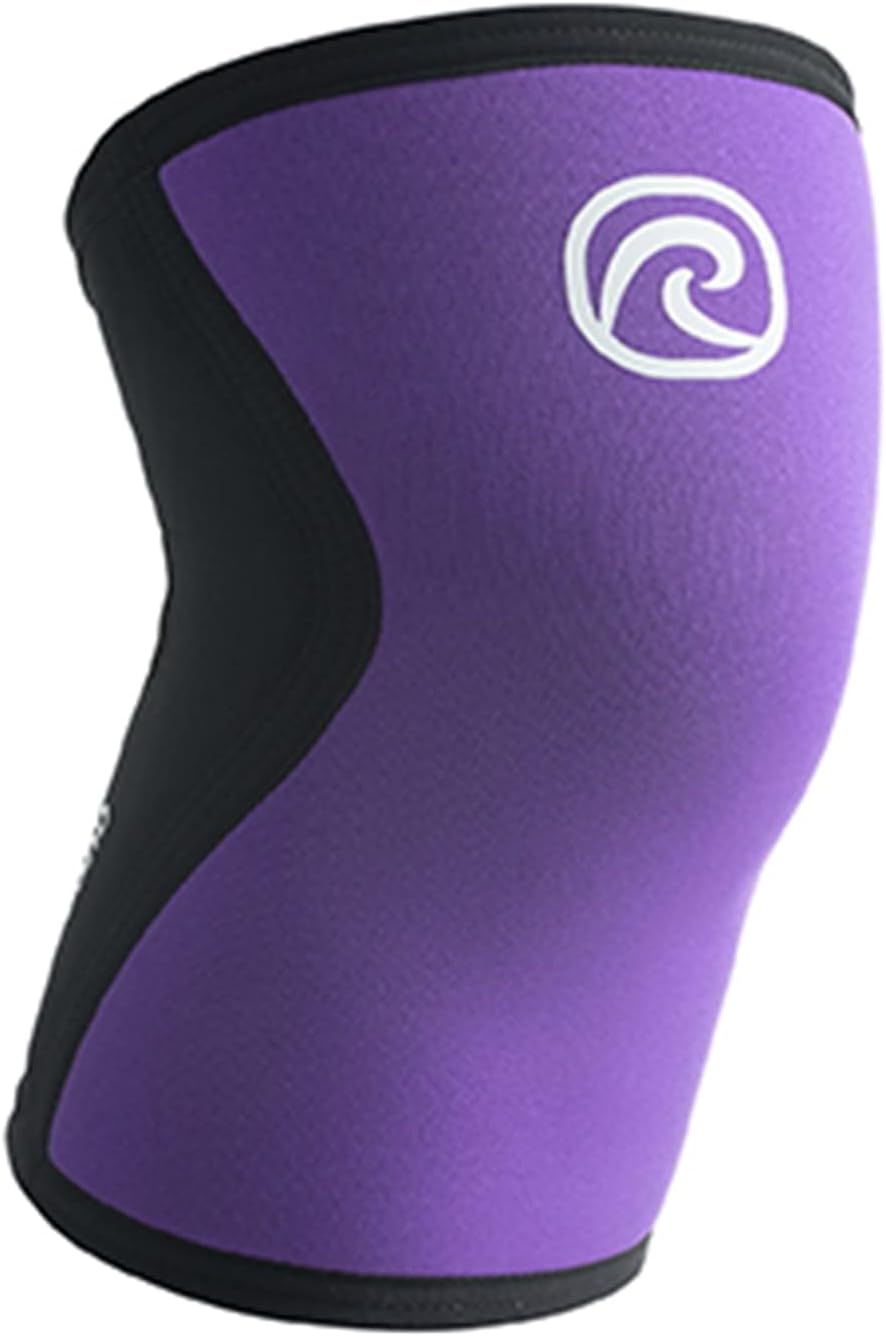 Rehband Kniebandage Kraftsport, Kniestütze für Cross Fit & schweres Training, Knee Sleeve aus 5 mm N