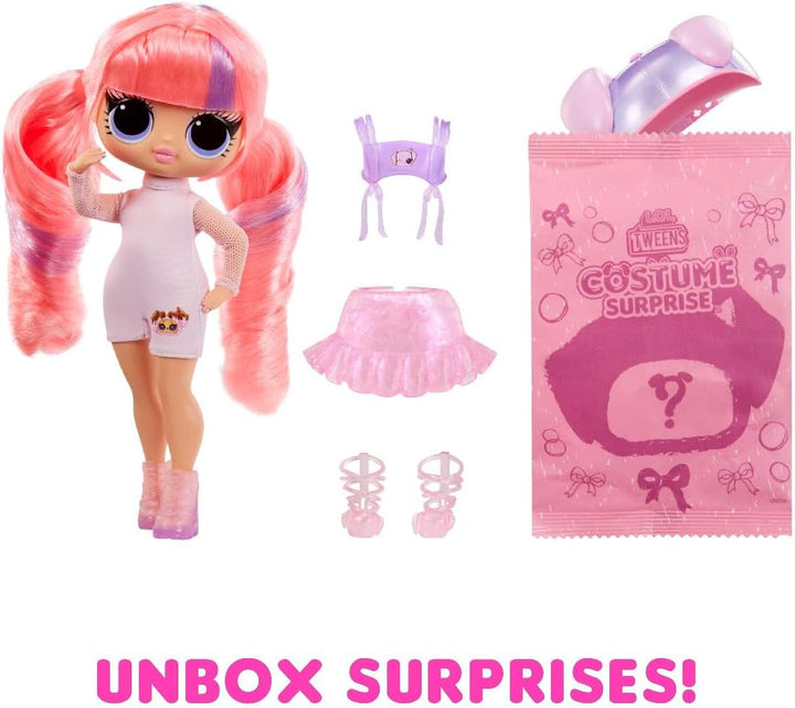 L.O.L. Surprise! Tweens Costume Surprise Ali Dance Modepuppe mit Aufblasbarem Rosa Welpenkostüm und