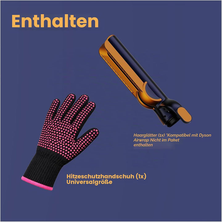 Haarglätter Aufsatz für Dyson Airwrap von MMOBIEL – Kompatibel mit HS01, HS05 &amp; HS08 – Airflow Haarg