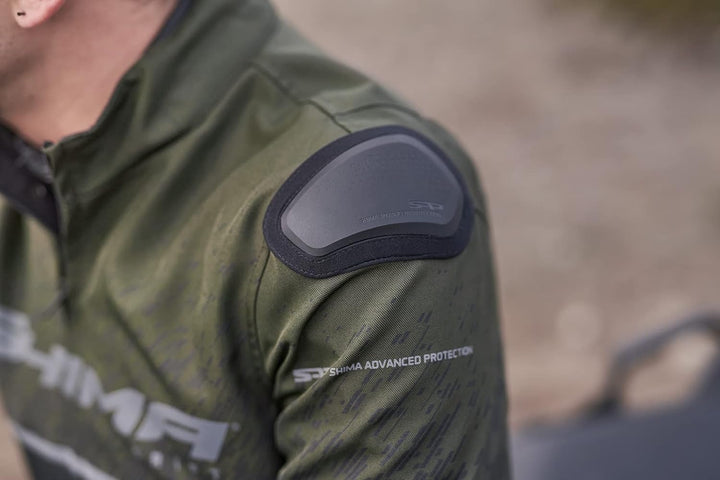 SHIMA DRIFT Motorradjacke Herren | Leichte, Atmungsaktive Sommer Mesh Motorcycle Stadt Textiljacke M