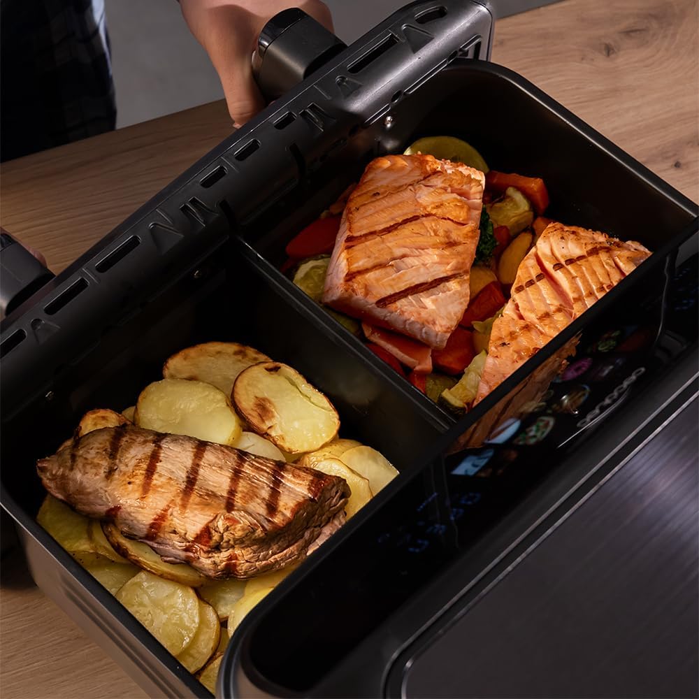 Cecotec Heissluftfritteuse ohne Öl - 10L - Grill - Doppelwiderstand - Air Fryer Cecofry&amp;Grill Duohea