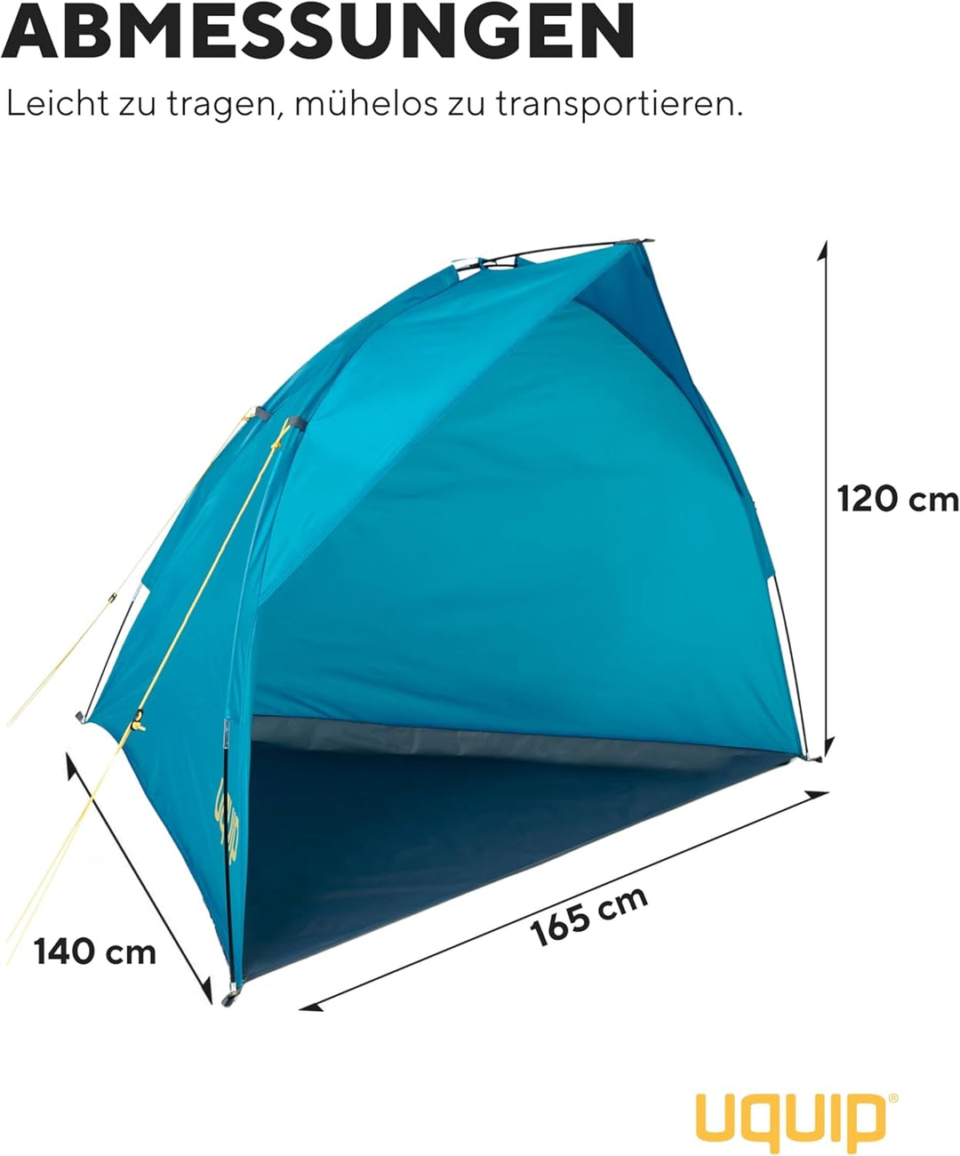 Uquip Strandmuschel Shelly, Petrol Petrol Standard, Petrol Standard