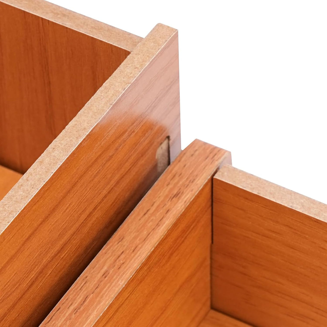 Kaichenyt Monitorständer, Bildschirm Ständer Holz Material Mit Schubladen 2 Ebenen Grosser Computer