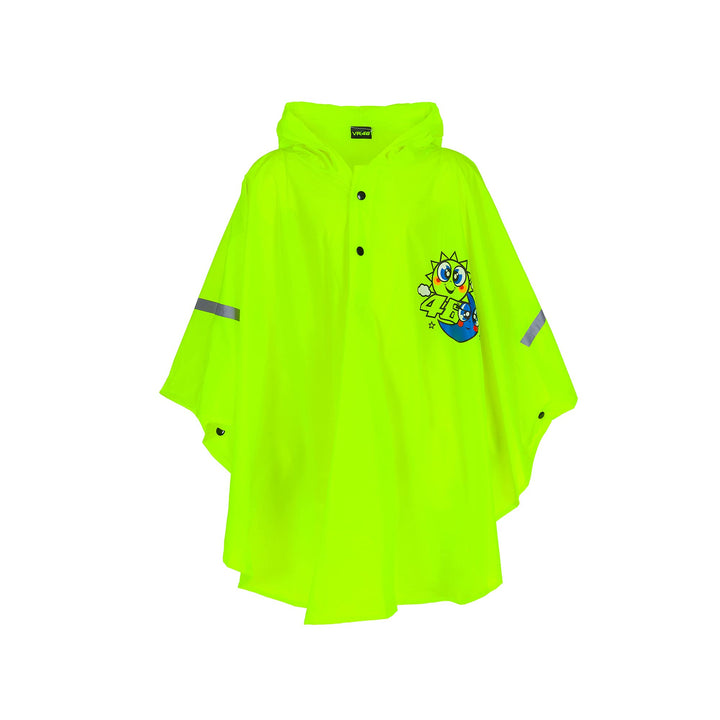 Valentino Rossi Poncho 46,Unisex,One Size,Gelb Einheitsgrösse neongelb, Einheitsgrösse neongelb