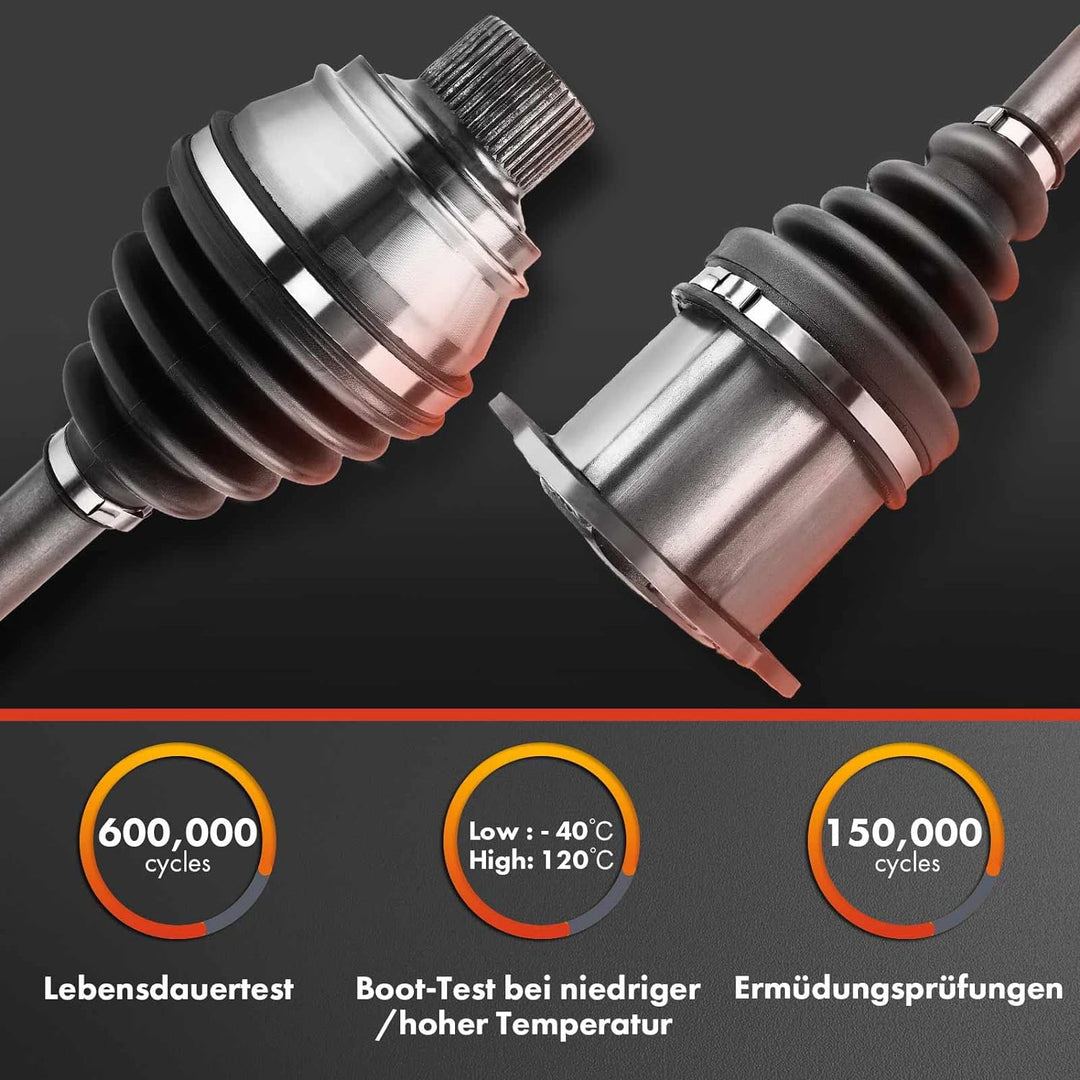 Frankberg 2x Antriebswelle Vorne Links Rechts Kompatibel mit A3 8P 2003-2013 O.c.t.a.v.i.a II 1Z 200