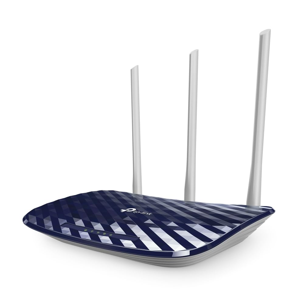 TP-Link Archer C20 Dual Band WLAN Router (300Mbit/s auf 2,4GHz + 433Mbit/s auf 5GHz, 4 10/100 LAN +