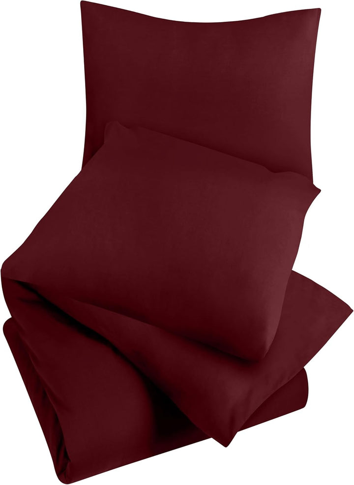 Utopia Bedding Bettwäsche 220x240 Set - Mikrofaser Bettbezug 240x220 cm + 2 Kissenbezüge 65x65 cm -
