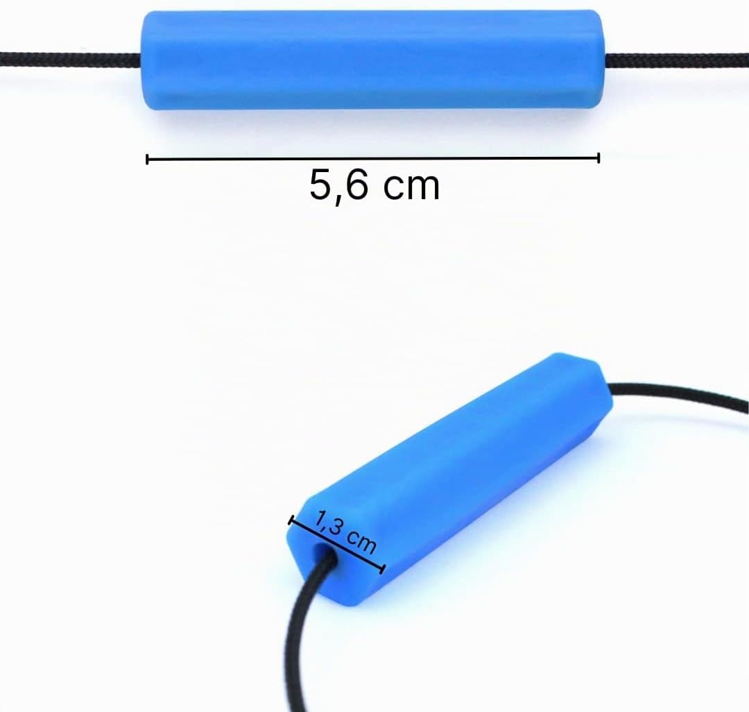 ARK® Kauhalskette Tube in verschiedenen Stärken mit einstellbarer Abreissleine und ATC Pflegeanleitu