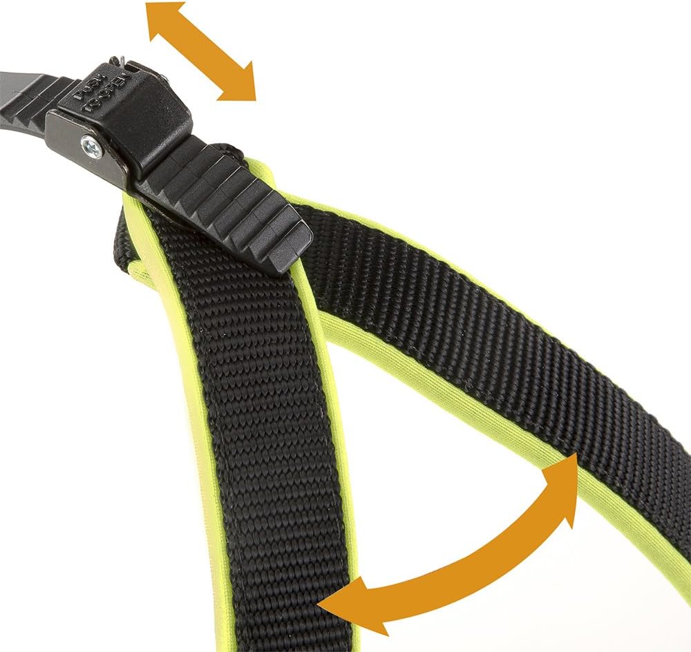Ferplast Ergonomisches Hundegeschirr AGILA Fluo 3, ausgezeichnete Passform, Kordelzug-Verschluss, we