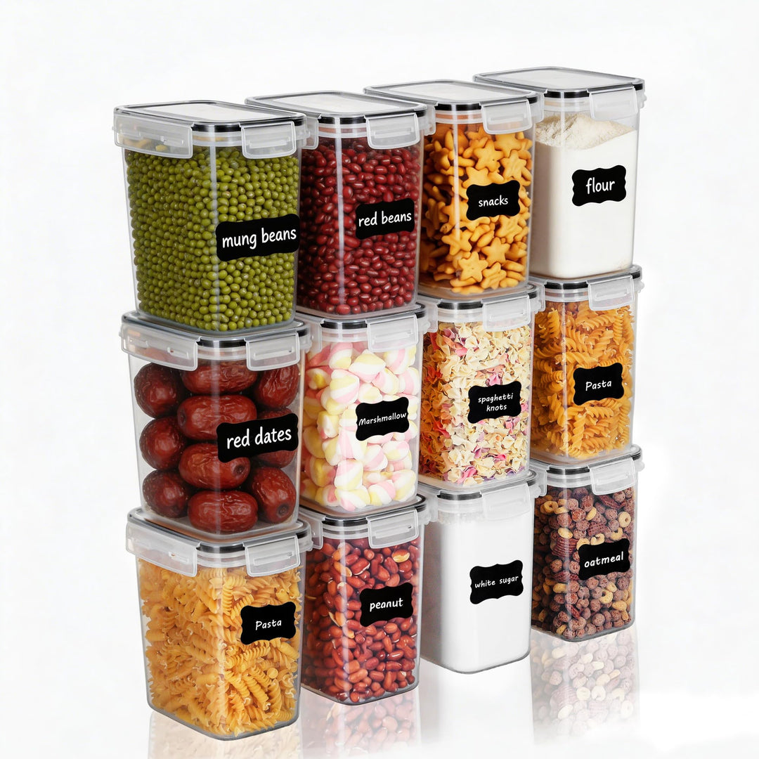 Vtopmart 1.6L Vorratsdosen Set, Müsli Schüttdose & Frischhaltedosen, BPA frei Kunststoff Vorratsdose