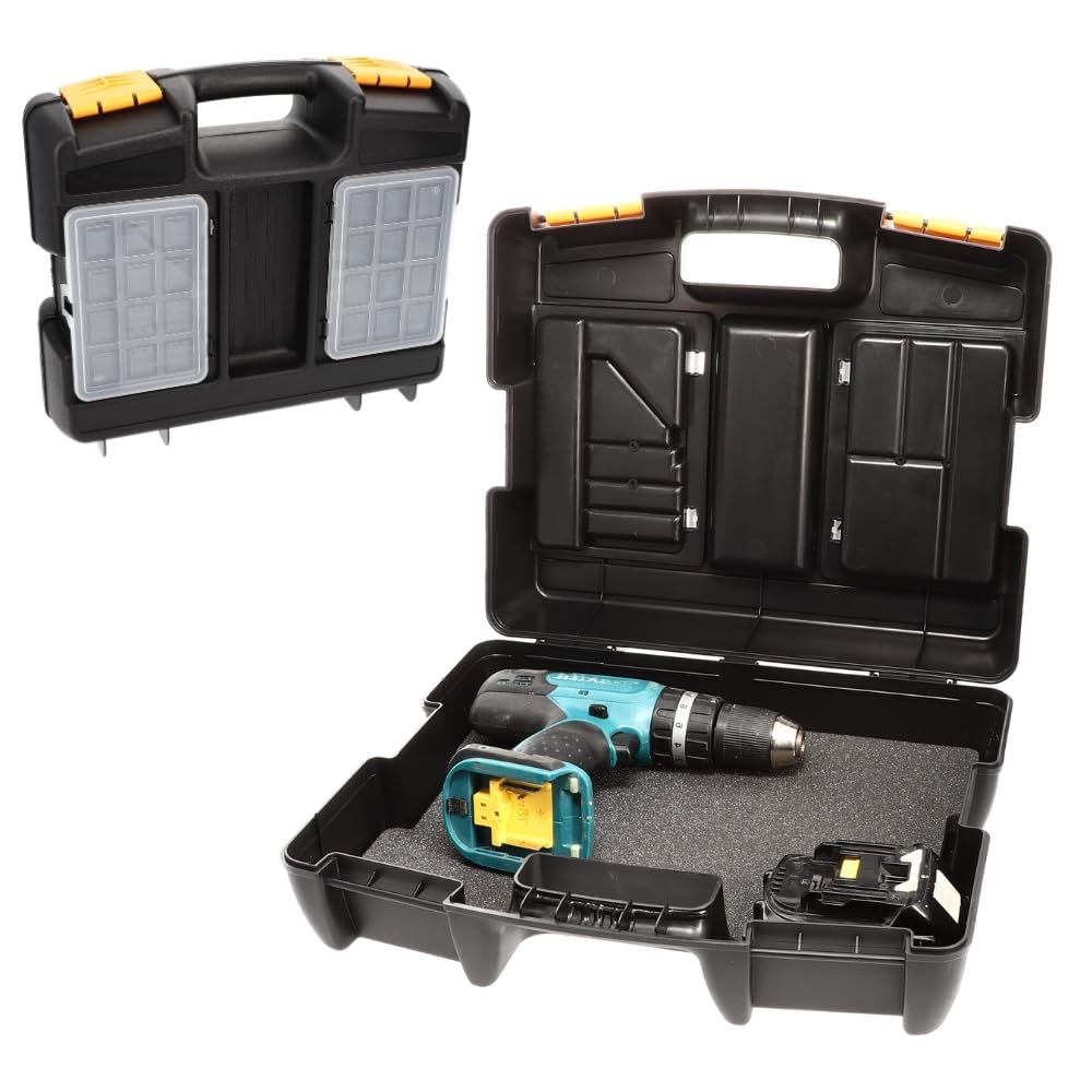 GarPet Universal Maschinenkoffer leer Schaum Stoff Elektro Werkzeug Geräte Koffer Box für Elektrower