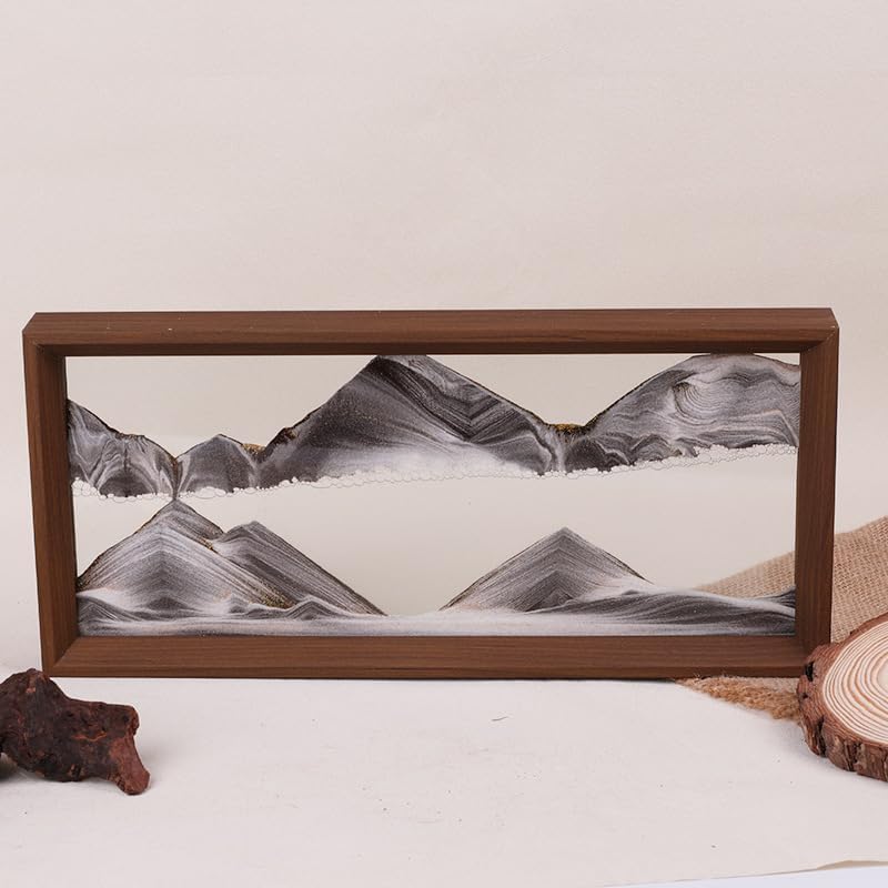 AzureLeap Sandbilder zum Drehen 3D Sandscape die Sandkunst in Tiefsee Fliessende Sandmalerei Sandbil