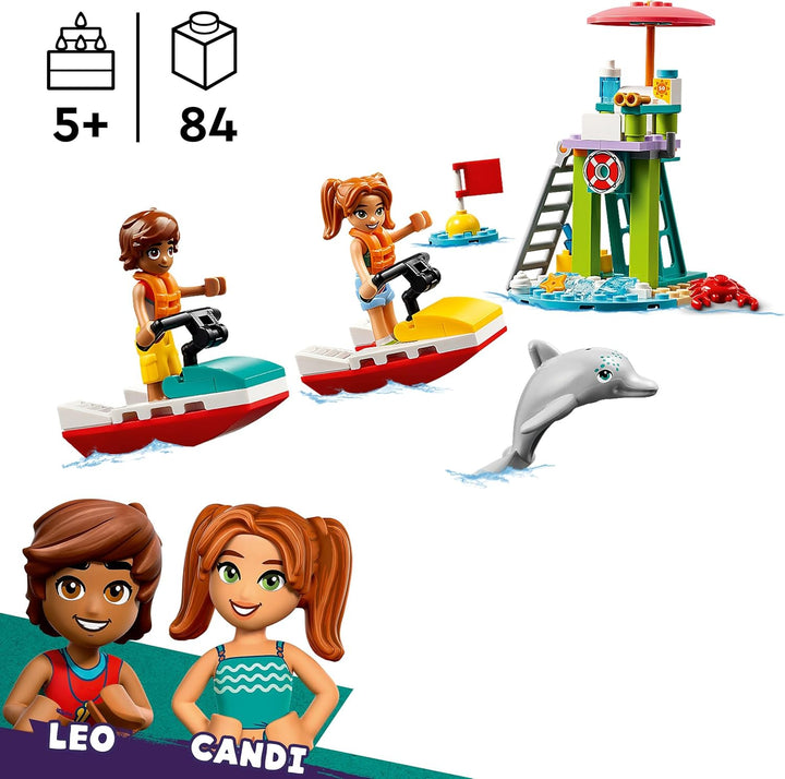 LEGO Friends Rettungsschwimmer Aussichtsturm mit Jetskis, Kinderspielzeug, Geschenkidee für Mädchen