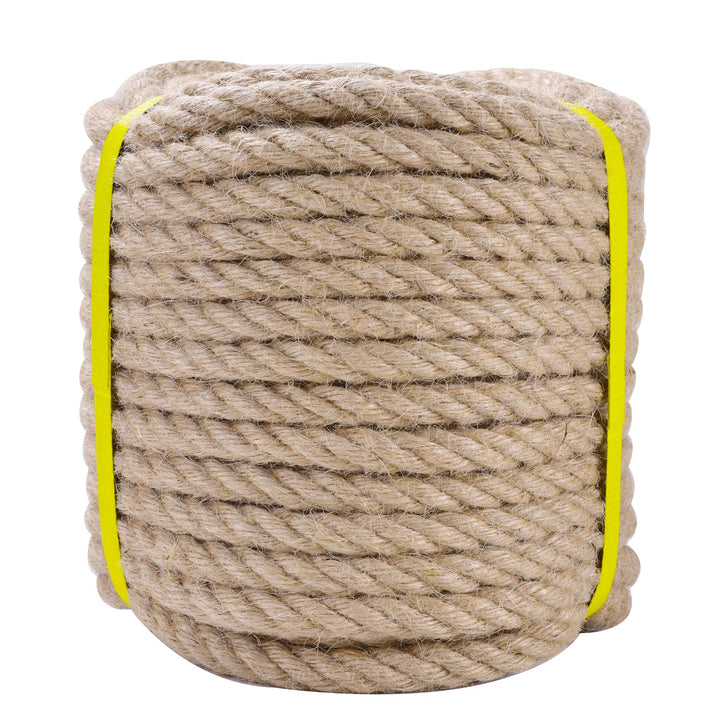 LZ.MZXU Juteschnur, Juteseil 10mm 20M Kordel Natur Hanfseil für Garten Schnur Paketschnur Pflanzen K