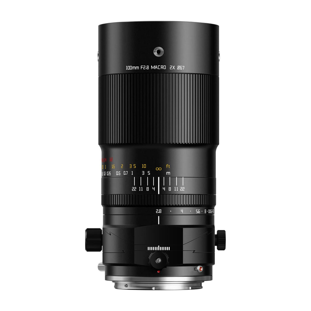 TTArtisan 100mm F2.8 Kameraobjektiv Vollformat Makro 2X Objektiv Tilt Shift Objektiv für Insekten Mi
