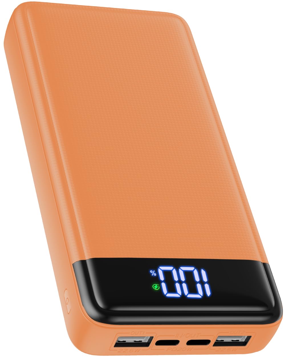 Power Bank 26800mAh, Schlank 22.5W Powerbank, Externer Handyakku Schnellladen USB C Input & Output,