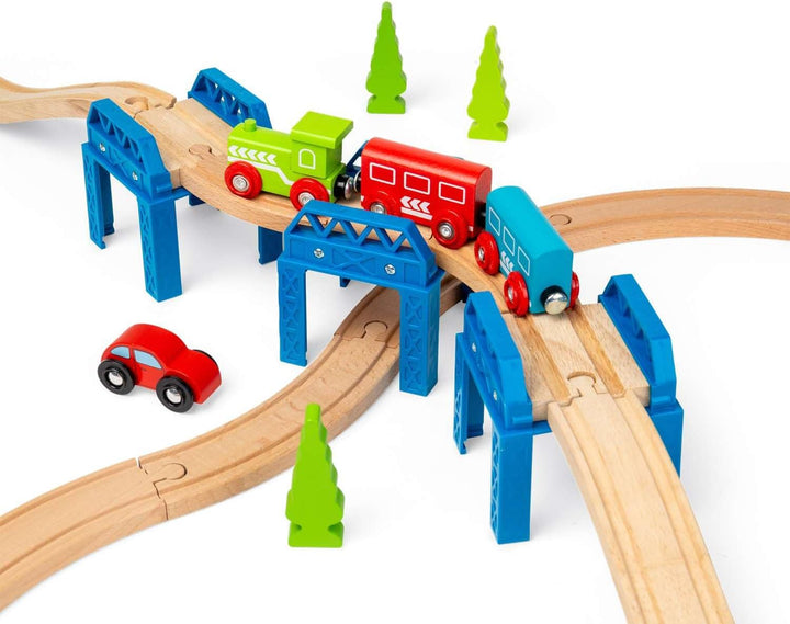 Bigjigs Rail 3 Brückteile Zum Stapeln Oder Verbinden