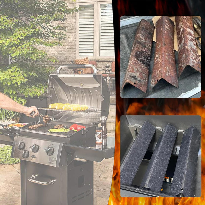 7635 38,8CM Flavorizer Bars für Weber Spirit I&II 200 ,Spirit E210/220 S210/220 Grills(mit vorderen