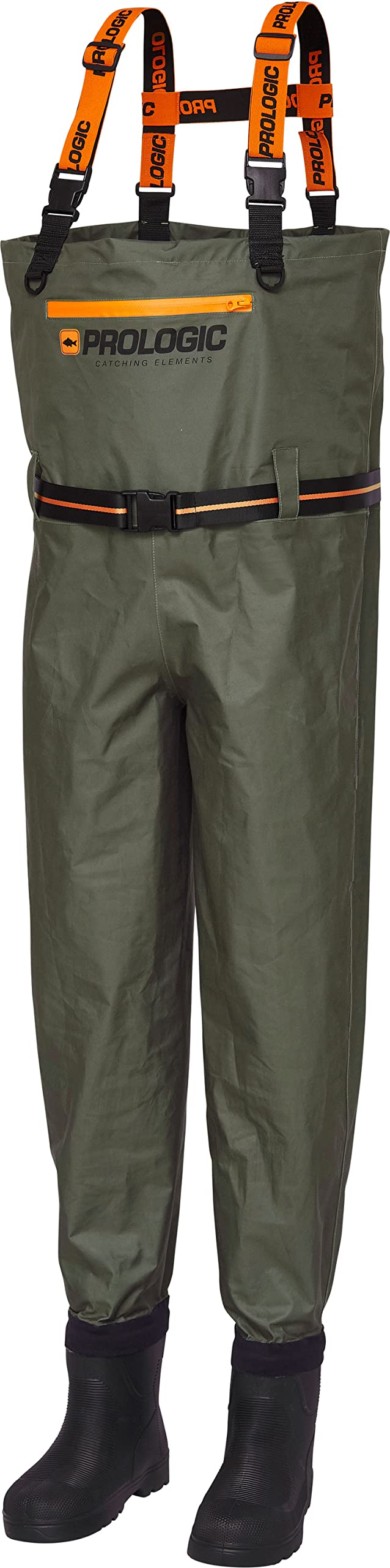 Prologic Inspire Atmungsaktive Brustfuss-Wathose mit EVA-Sohle L 42-43, L 42-43
