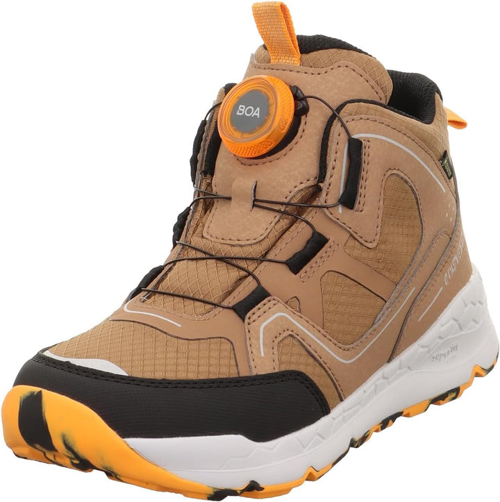 Superfit Jungen FREE RIDE leicht gefütterte Gore-Tex Sneaker 35 EU Schmal Braun Orange 3000, 35 EU S