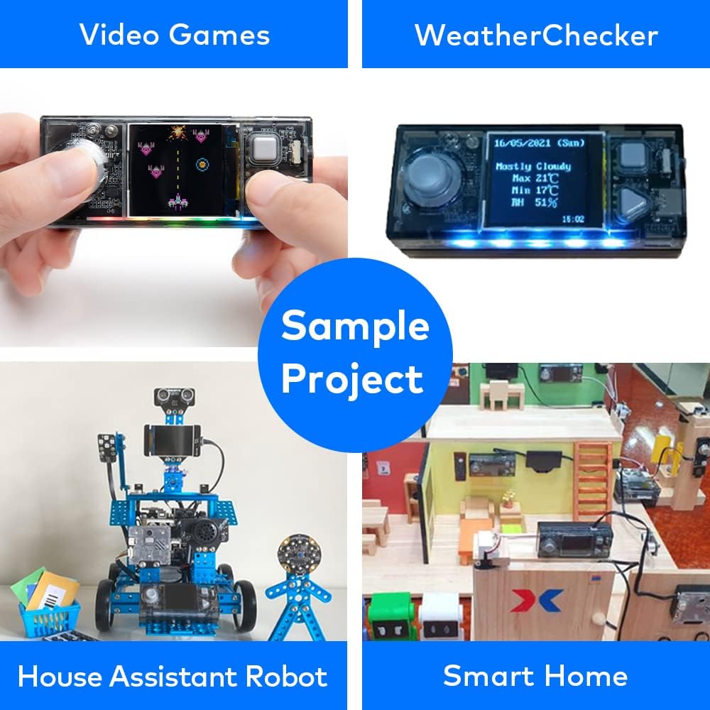 Makeblock CyberPi Coding Kit Lernen Scratch Python Programmierung, Engineering Kit, STEM Kit Unterst