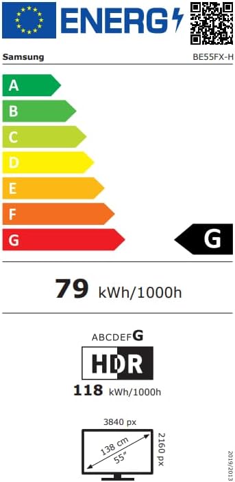 BE55FX-H - 140 cm (55") Diagonalklasse (138.68 cm (54.6") sichtbar) - BEFX-H Series LCD-TV mit LED-H