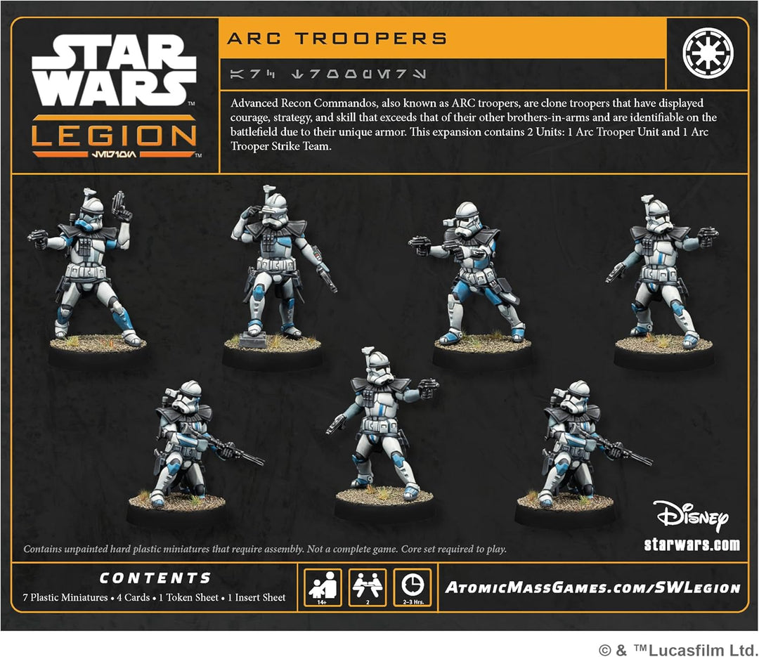 Asmodee, Star Wars: Legion – ARC Troopers, Erweiterung, Atomic Mass Games, Tabletop, 2 Spieler, 14+