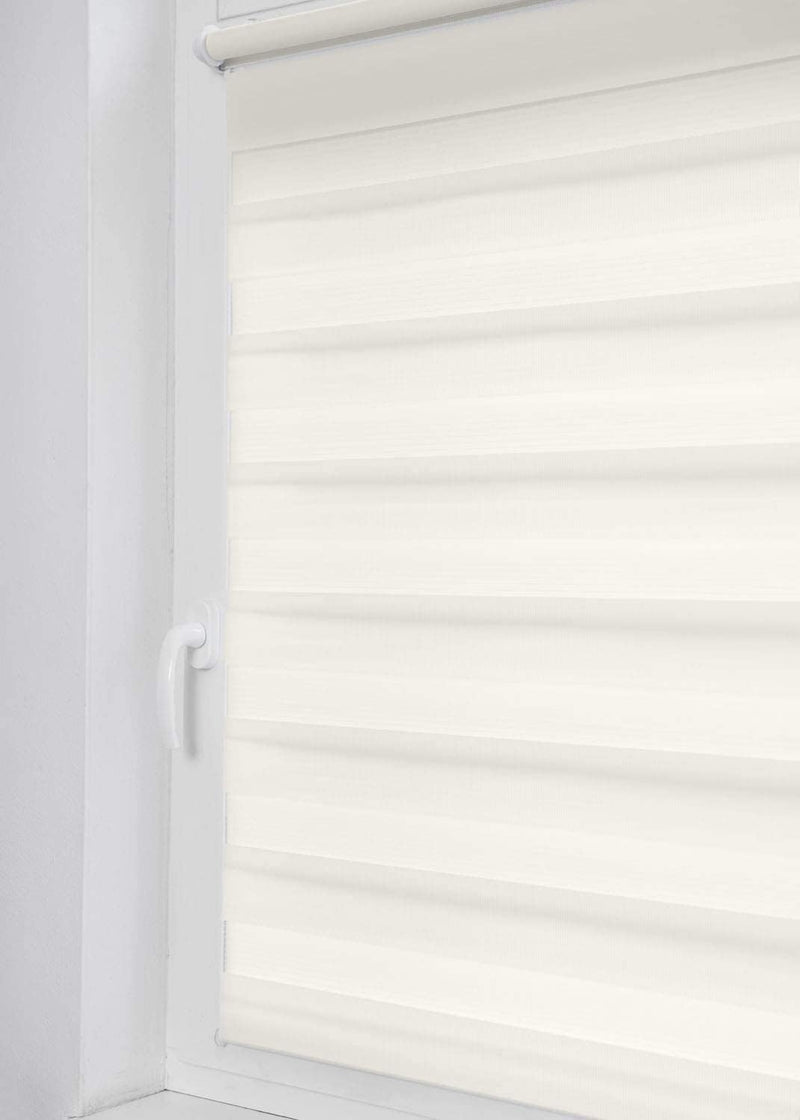 Home-Vision® DuoRollo Klemmfix, Doppelrollo ohne Bohren mit Klämmträgern, Rollos für Fenster und Tür